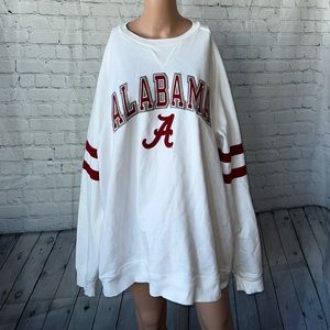 Champion Authentic Athleticwear White & Red Alabama Sweatshirt size 2X